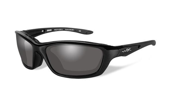 WX Brick – Metallick Black, (LA) Light Adjusting Smoke Grey Lenses 63-18 100