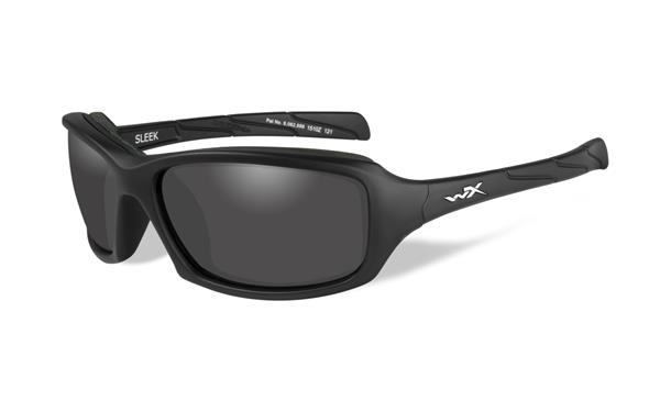 WX Sleek – Matte Black, Smoke Grey Lenses 100