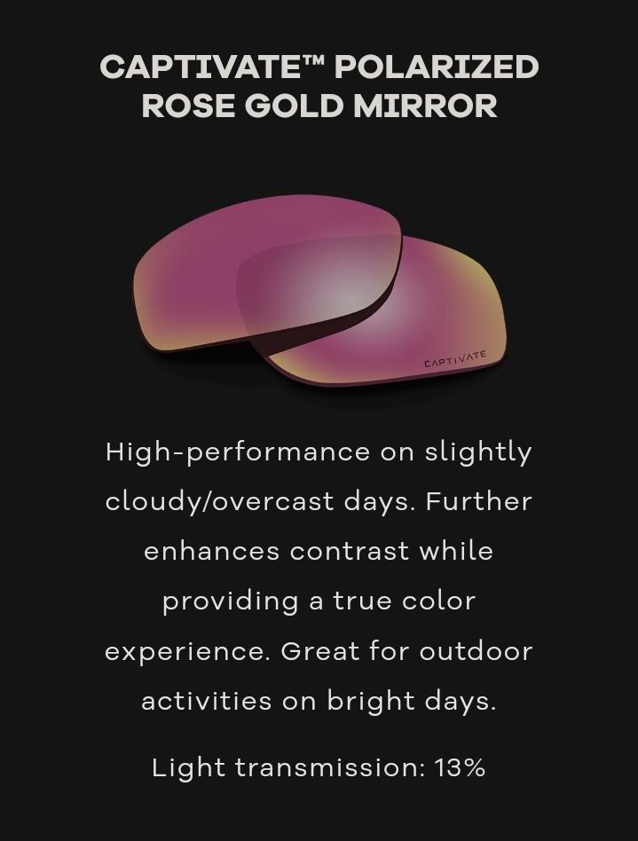 Wiley X Captivate Rose Gold Mirror